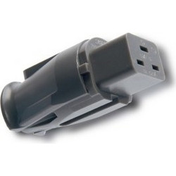 Supra LORAD Θηλυκό Τριπολικό Φις SWF - 16 (IEC - 320) Grey Blister