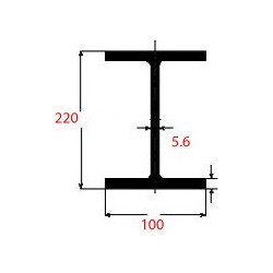 Ητα IPE Μαύρο 220x110x5.6mm 12m