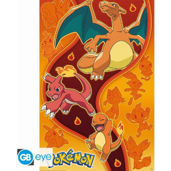 Pokemon - Charmander Evolutions Αυθεντική Αφίσα (92x61cm)