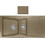 Sanitec Classic 329 Επικαθήμενος Νεροχύτης Γρανίτη Ματ Metallic Coffee 104x51cm