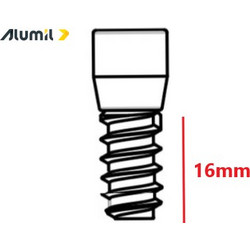 Βίδα χάλυβα 5*16mm-Δ6 για χυτές γωνίες 4705146000 Alumil