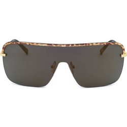 Missoni MIS0139/S 0NR/JO0 Γυναικεία Γυαλιά Ηλίου Μάσκα Μεταλλικά Χρυσά με Καφέ Degradee Φακό