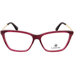 Lanvin LNV2605 602 Γυναικείος Σκελετός Γυαλιών Οράσεως Κοκάλινος Μεταλλικός Χρυσός Μπορντό