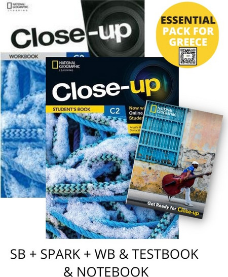 CLOSE-UP C2 ESSENTIAL PACK FOR GREECE (SB + SPARK + WB & TESTBOOK & NOTEBOOK) 2ND ED