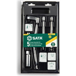Καρυδάκια για μπουζί σετ Sata 5τεμ. 3/8