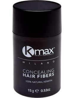 KMax Concealing Σκούρο Καστανό Νανοΐνες κατά της Τριχόπτωσης 15gr
