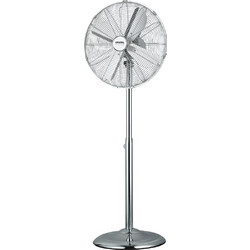 Crystal Home Air Retro Chrome Ανεμιστήρας Δαπέδου Ορθοστάτης 40cm 40W