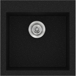 Sanitec Classic 339 Ένθετος Νεροχύτης Γρανίτη Ματ Metallic Space 50x50cm