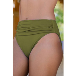 Mονόχρωμο μπικίνι σλιπ plus size