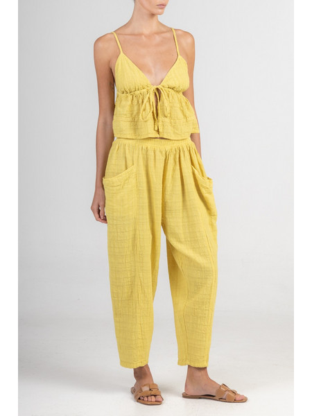 August Resortwear Cotton Top Oil