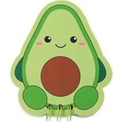 itotal Μπλοκάκι Σπιράλ 80φ. Fresh Vegetables 8.4x9.7cm Ava Avocado