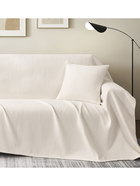 Regata (Off white) Ριχτάρι Chenille waffle 180x150 Liolios Home