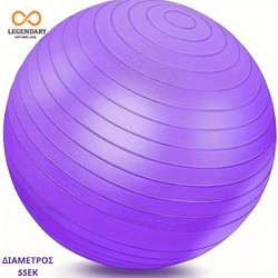 Legendary ΜΠΑΛΑ YOGA PVC ΜΩΒ 55ΕΚ