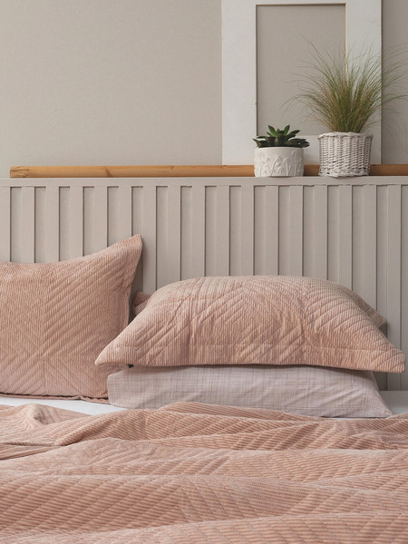 Palamaiki Κουβερλι Υπέρδιπλο 220x240 DIZZA ROSE Ροζ