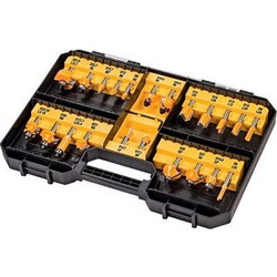 DEWALT DT90017-QZ Σετ κοπτικών router 8mm 22τμχ