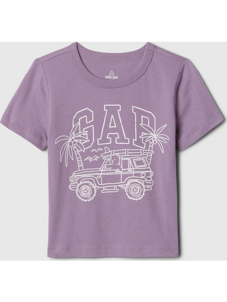 babyGap Mix and Match Graphic Μπλούζα purple