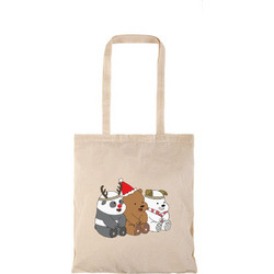 Τσάντα αγοράς (NATURAL) με μακριά χερούλια 3 Bears