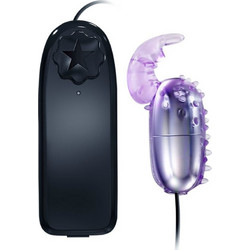 Baile Super Vibrating Egg with Stimulator Δονητής Egg για Ζευγάρια με Τηλεχειριστήριο Μωβ