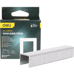 DELI συνδετήρες σχήματος Π EDL238015-1 για καρφωτικό, 1.2x10x11.3mm, 1000τμχ