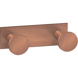 Sanco Bath Robe Hook & Door Stop Διπλό Άγκιστρο Χάλκινο ματ 00682-Μ26