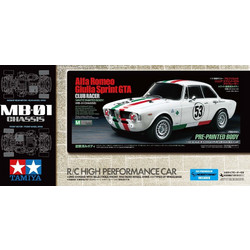 ALFA ROMEO GIULIA SPRINT GTA - MB-01 2WD CHASSIS KIT (PAINTED BODY ) - TAMIYA 47501