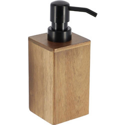 Δοχείο Κρεμοσάπουνου 06.62114167 6,5x16,5cm 150ml Natural Ξύλο