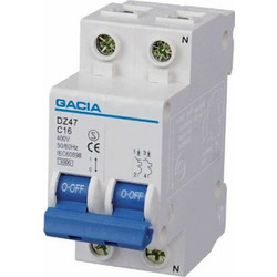 GACIA ΑΥΤΟΜΑΤΗ ΑΣΦΑΛΕΙΑ 20A ΔΙΠΟΛΙΚΗ 2X20A 1P+Ν 3KA 500-42313