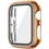 Sonique Luxury Diamond Πλαστική Θήκη Tempered Glass για Apple Watch 4 / 5 / 6 / SE 40mm Μπρονζέ