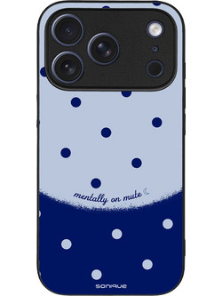 Sonique Delulu Polka Era Series Θήκη Blue Mentally (iPhone 17 Pro)