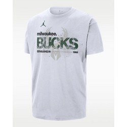 Jordan Milwaukee Bucks Courtside 85 Nba Statement T-Shirt Ανδρικό (IF4529 100) Λευκό