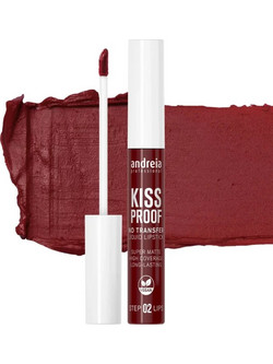 Andreia KiSS Proof Burgundy 01 Long Lasting Matte Liquid Κραγιόν 8ml