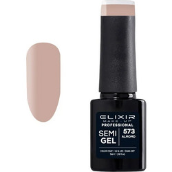 Elixir Semigel 573 Almond Ημιμόνιμο Βερνίκι Νυχιών 5ml