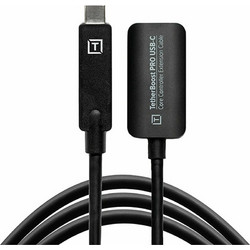 Tether Tools Tetherboost Pro USB 3.1 Cable USB-C male - USB-B female Μαύρο 4.6m TET-TBPRO3-BLK