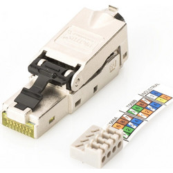 Digitus Βύσμα RJ-45 male Ασημί DN-93631
