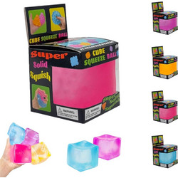 Squeezy Squishy Super Solid Squish Cube Κύβος Nice Cube σε Διάφορα Χρώματα 1 τεμάχιο (802943)