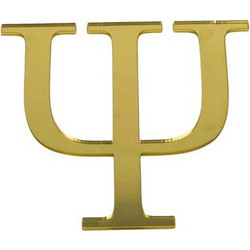 ΜΟΝΟΓΡΑΜΜΑ ΠΛΕΞΙΓΚΛΑΣ 10CM ΧΡΥΣΟ (ΨΙ)