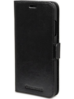 dbramante1928 Δερμάτινη θήκη 2 σε 1 για iPhone 7/8 Plus σε Μαύρο Μαύρο Flip Wallet Δερματίνη
