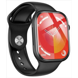 Borofone BD6 Smartwatch με Παλμογράφο σε Μαύρο Μαύρo Πλαστικό, Σιλικόνη Android, iOS