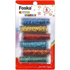 ΧΡΥΣΟΣΚΟΝΗ GLITTER ΑΛΑΤΙΕΡΑ ΣΕΤ 6ΧΡΩΜΑΤΩΝ