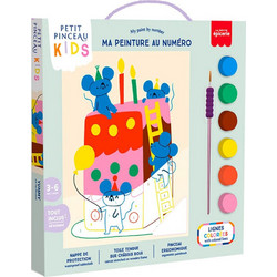 La Petite Epicerie Petit Pinceau Kids Yummy - Σετ Ζωγραφικής με Αριθμούς για Παιδιά