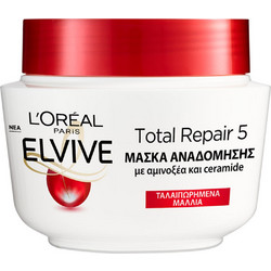 L'Oreal Paris Elvive Total Repair 5 Μάσκα Μαλλιών Κερατίνης για Επανόρθωση για Λεπτά & Ταλαιπωρημένα Μαλλιά 300ml