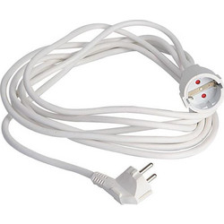 EUROLAMP (147-13019) Μπαλαντέζα Προέκταση Καλωδίου με Μήκος 10m Διατομής 3x1.5mm Λευκή