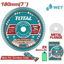 TOTAL ΕΠΑΓΓ ΔΙΑΜΑΝΤΟΔΙΣΚΟΣ ΥΓΡΑΣ ΚΟΠΗΣ 180 Χ 22.2mm Χ 2.2mm ΛΕΠΤΟΣ TAC061801