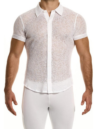 Modus Vivendi Curly Ανδρικό Πουκάμισο Λευκό