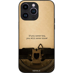 Sonique Men's Edition Θήκη με Σχέδιο «Old Letter» (iPhone 14 Pro Max)