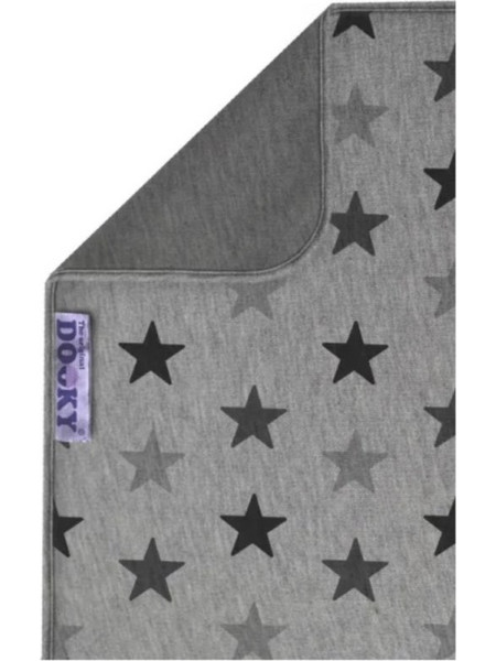 Dooky Κουβέρτα Αγκαλιάς Βαμβακερή Grey Stars 70x85cm 126506