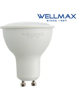 ΛΑΜΠΑ LED GU10 7W 630LM 120 4000K NEUTRAL WHITE WELLMAX
