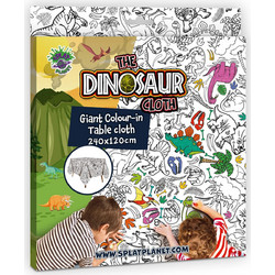 Splat Planet Γιγάντιο Τραπεζομάντηλο Ζωγραφικής Dinosaur 240x120cm