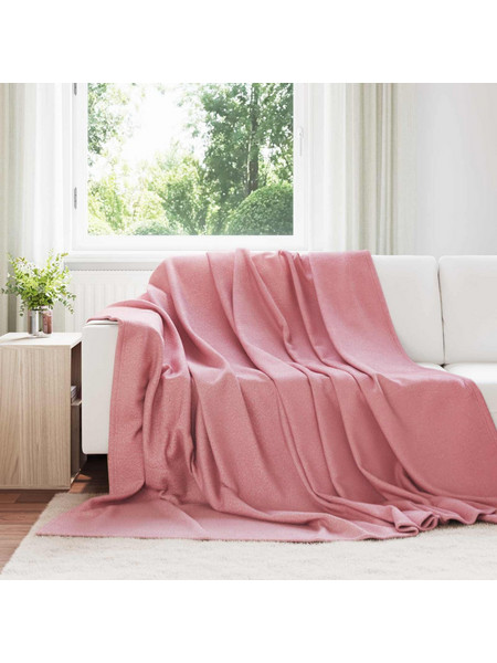 vidaXL Ριχτάρι Ροζ 270 x 240 cm 0,91 kg Μαλλί