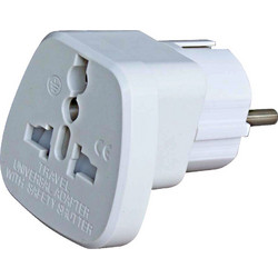 POWERTECH αντάπτορας PT-350 από german type σε universal, copper
